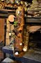 Уникална дървена лампа, снимка 1 - Настолни лампи - 26281978