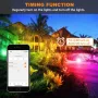 ILC Смарт RGB LED прожектор 30W Димируем с приложение,Външен прожектор с памет/IP66 Водоустойчив, снимка 12
