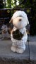 Градинска декорация - Овца с 14 лед диода , 35 см , бял цвят