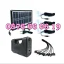 Соларна система с 3 лампи соларен комплект, слънчев панел + челник, снимка 2