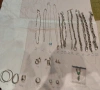 Сребърни бижута-гривни, колиета, обеци 925, снимка 3