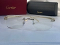 Cartier Мъжки слънчеви очила правоъгълни 3 цвята черни кафяви прозрачни, снимка 13
