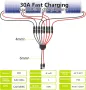 Паралелен кабелен адаптер за соларни панели 2 към 8  Y branch, снимка 1