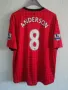 Manchester United #8 Anderson Nike 2XL XXL оригинална тениска фланелка Манчестър Юнайтед Андерсон , снимка 1