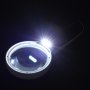 Увеличителна ръчна лупа LED осветление голямо увеличение 10X за четене часовници шиене камъни злато, снимка 5