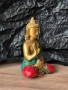 Буда от бронз и корали, уникат, снимка 3