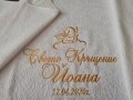 Хавлия с бродерия за кръщене, снимка 15