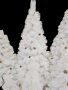 Коледна Снежно бяла или зелена елха с шишарки + пласмасова стойка  ТОП ПРЕДЛОЖЕНИЕ, снимка 4