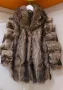 Дамско палто естествен косъм размер М-Л , снимка 1