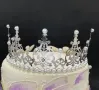 островърха Корона Тиара метална с перли за украса декор на торта парти, снимка 10