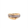 Златен дамски пръстен 2,67гр. размер:56 14кр. проба:585 модел:20534-2, снимка 1 - Пръстени - 43402375