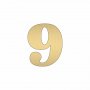 Релефни Златни Цифри - Числа (номера) за стаи, апартамент, хотел или свободно писане, снимка 10