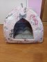 Къщичка иглу за куче /котка от плат и дунапрен , снимка 16
