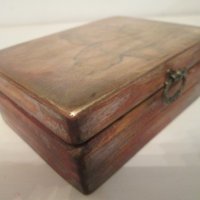 стара дървена кутийка с ангелче, снимка 10 - Декорация за дома - 37125120