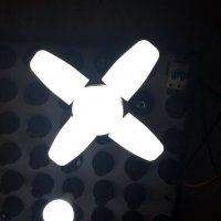 Ярка сгъваема X4 LED крушка 60W лампа хеликоптерна перка ЛЕД цокъл E27, снимка 9 - Лед осветление - 36789014