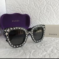 Gucci 2018 дамски слънчеви очила с звезди камъни, снимка 4 - Слънчеви и диоптрични очила - 28281398
