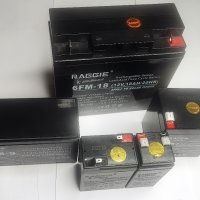 Акумулатори  оловни батерии RAGGIE 4, 6, 9 и 12V, 1- 18 Ah за соларни системи, електропастири други, снимка 3 - Друга електроника - 40000684