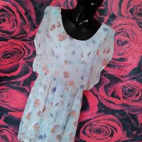 Светло лилава къса феерична рокля М, снимка 1 - Рокли - 37550060