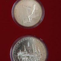 Колекция сребърни монети 5 и 10 рубли Олимпиада Москва 1980г., снимка 10 - Нумизматика и бонистика - 37285541