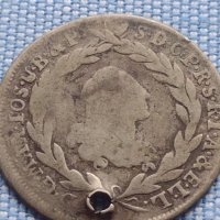 Сребърна монета 10 кройцера 1774г. Йозеф Махсимилиян трети Мюнхен Бавария 13668, снимка 1 - Нумизматика и бонистика - 42968249