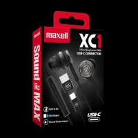 MAXELL XC1 USB-C Слушалки с микрофон черни , снимка 3 - Слушалки, hands-free - 43355684