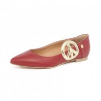 100% Love Moschino Кожени остри обувки, Номер 39, снимка 2 - Дамски елегантни обувки - 34755546