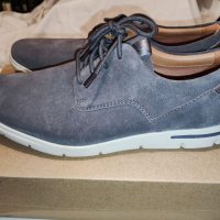 Удобни мъжки спортно-елегантни обувки Clarks 41 1/2, снимка 3 - Спортно елегантни обувки - 37687507