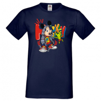 Мъжка тениска Mickey Teenager Подарък,Изненада,Рожден ден, снимка 5 - Тениски - 36577773