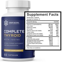 Щитовидна жлеза Science Natural Supplements Complete Thyroid with Iodine, снимка 1 - Хранителни добавки - 34586833