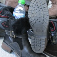 топли кафяви дамски боти, кубинки, ботуши,N- 38, Weather Rated Winter Snow Boots, естествена кожа +, снимка 11 - Дамски боти - 33415755