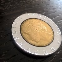 Монета - Италия - 500 лири | 1991г., снимка 2 - Нумизматика и бонистика - 27498086