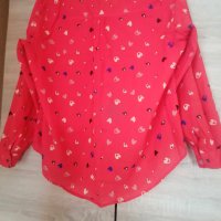 Червена блузка на сърчица, снимка 2 - Блузи с дълъг ръкав и пуловери - 40590070