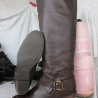 тексаски хард високи ботуши  LAVORAZIONE ARTIGIANA® Boots original,100% кожа,40-41, снимка 14 - Дамски ботуши - 35285756