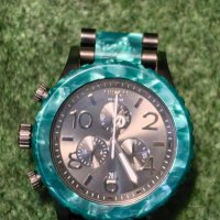 оригинален часовник Nixon 42-20 chrono цвят тюркоаз , снимка 4 - Мъжки - 43569826