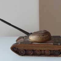 RRR-Много рядък бронзов модел на танк.Подарен посмъртно на ген.Дмитрий Григориевич Павлов , снимка 2 - Антикварни и старинни предмети - 39189829