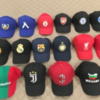 Летни шапки с козирка на различни Футболни отбори 2023, снимка 1 - Шапки - 12939883