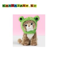 Плюшено коте Мейн Кун с шапка, Принц 6214, снимка 1 - Плюшени играчки - 42937400