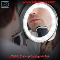 Огледало за гримиране (10 пъти увеличение+LED осветление) - код 2479, снимка 2 - Други - 26713588
