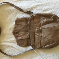 Винтидж чанта през рамо от естествена кожа, снимка 3 - Чанти - 26686649