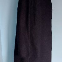 Винтидж палто от естествени материали / яка от черна лисица и вълна , снимка 6 - Палта, манта - 43800343