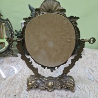 Чудесно антикварно бронзово френско огледало , снимка 6 - Антикварни и старинни предмети - 44125769