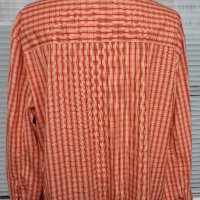 SCHOFFEL Enzo Men`s Orange/Beige Checked Long Sleeve Outdoor  Shirt - мъжка  риза с дълъг ръкав 2XL, снимка 7 - Ризи - 44015844