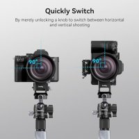 Нова SMALLRIG Въртяща се монтажна плоча за фотоапарат Sony Alpha, снимка 4 - Чанти, стативи, аксесоари - 42968438