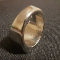Мъжки елегантен стоманен пръстен бижу , снимка 3 - Пръстени - 35533240
