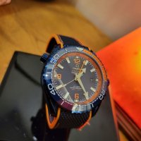 Мъжки луксозен часовник Omega Seamaster Planet Ocean  BIG BLUE , снимка 6 - Мъжки - 36610489