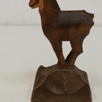 Дървено еленче, снимка 3 - Антикварни и старинни предмети - 32725574