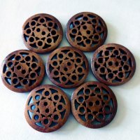 Дървени копчета, снимка 13 - Други - 28605239