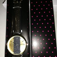 Елегантен Часовник с черно и златисто Glenda Avon, снимка 4 - Дамски - 27966227