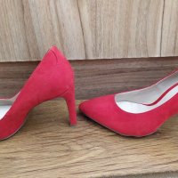 Чисто нови официални червени обувки висок ток Karen Millen EU 40, снимка 11 - Дамски обувки на ток - 38101550