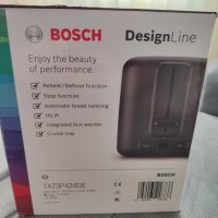 Bosch DesignLine TAT3P424DE тостер, червен, снимка 3 - Тостери - 43762953